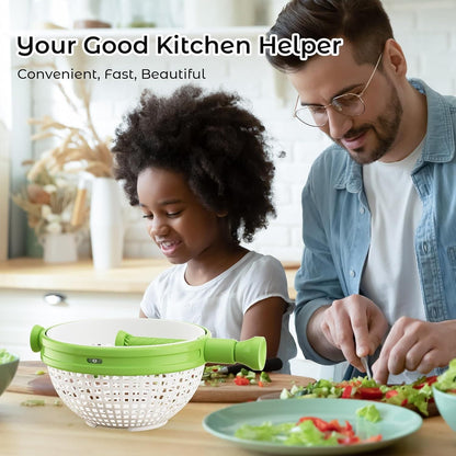 Spinning and Straining Colander