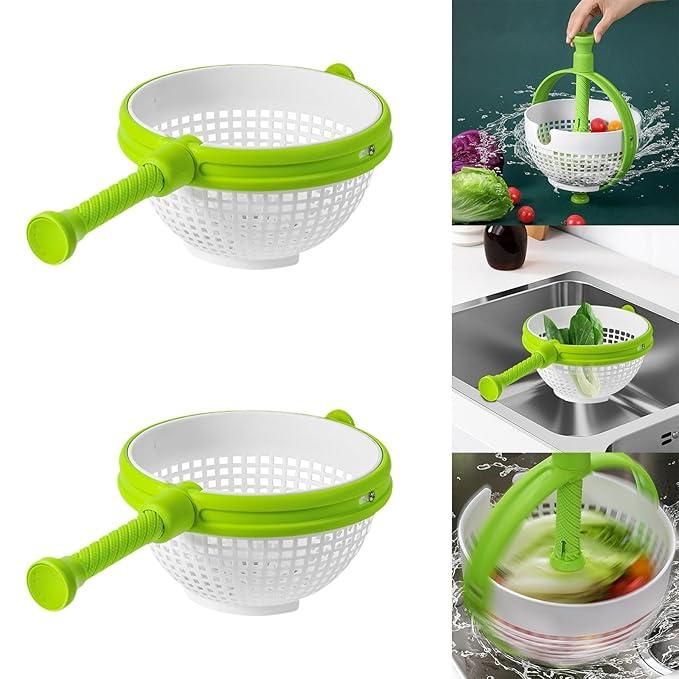 Spinning and Straining Colander